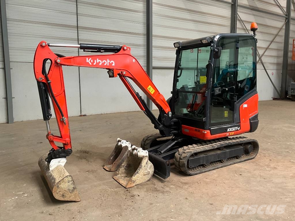 Kubota KX 027-4 Mini ekskavatörler, 7 tona dek