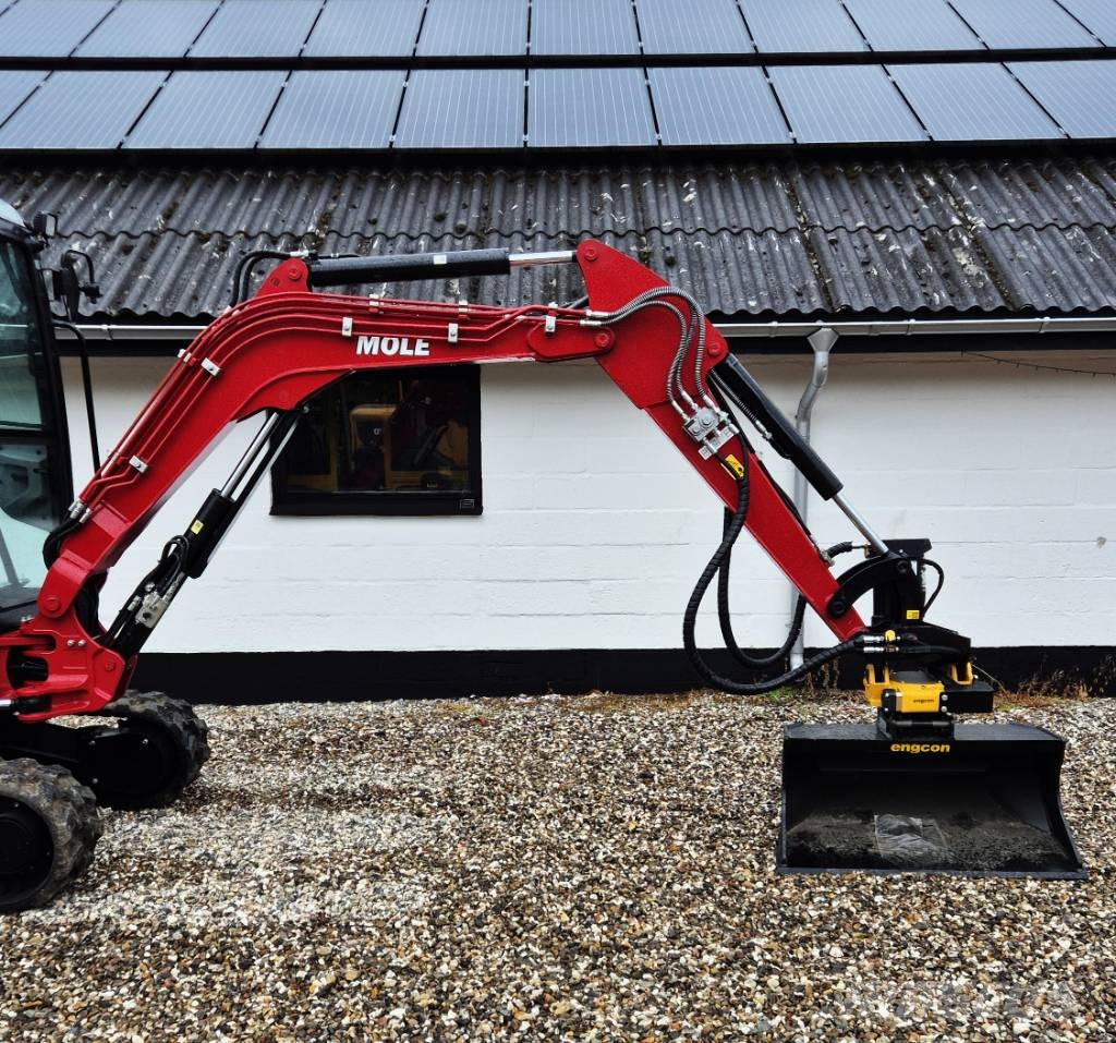 Mole M25 Mini ekskavatörler, 7 tona dek