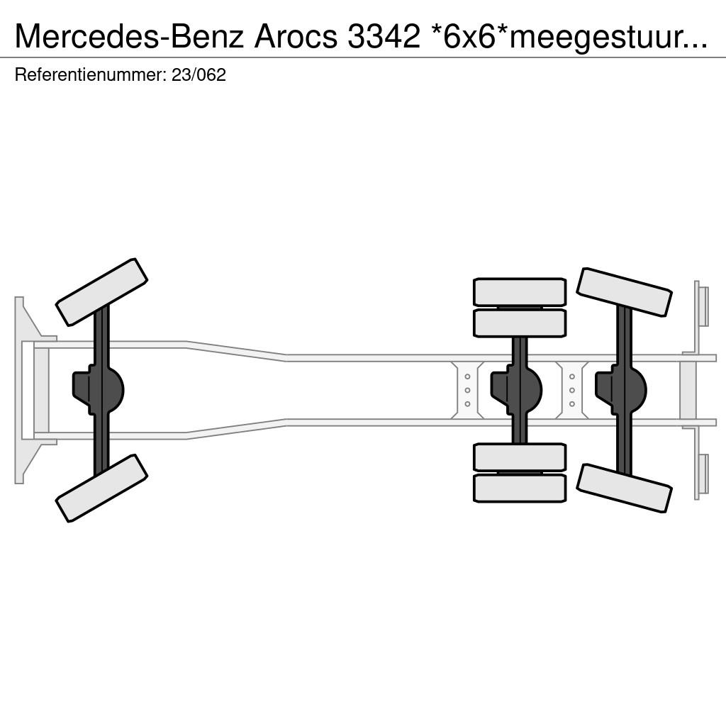 Mercedes-Benz Arocs 3342 *6x6*meegestuurd as*2zijdige kipper*Air Kiper kamioni