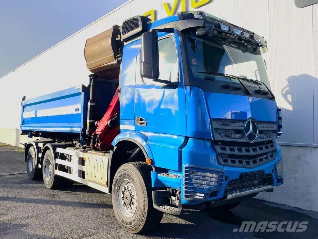Mercedes-Benz Arocs 3342 *6x6*meegestuurd as*2zijdige kipper*Air Kiper kamioni