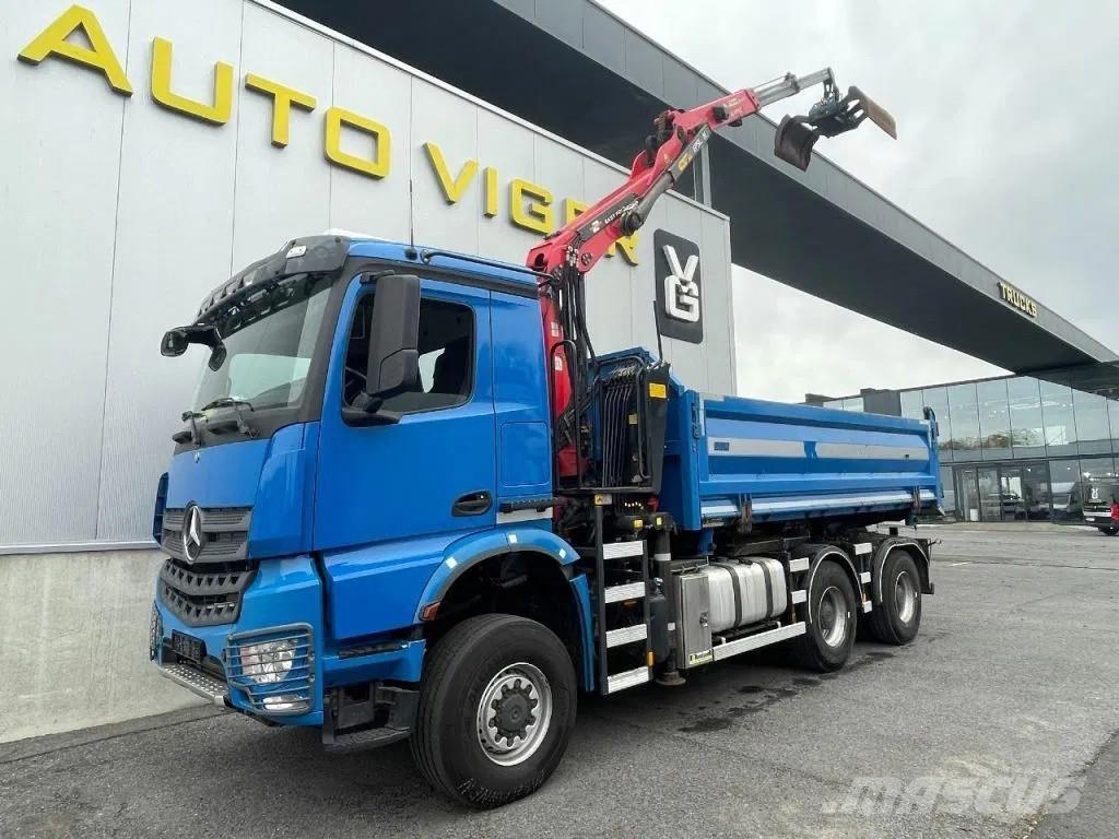 Mercedes-Benz Arocs 3342 *6x6*meegestuurd as*2zijdige kipper*Air Kiper kamioni