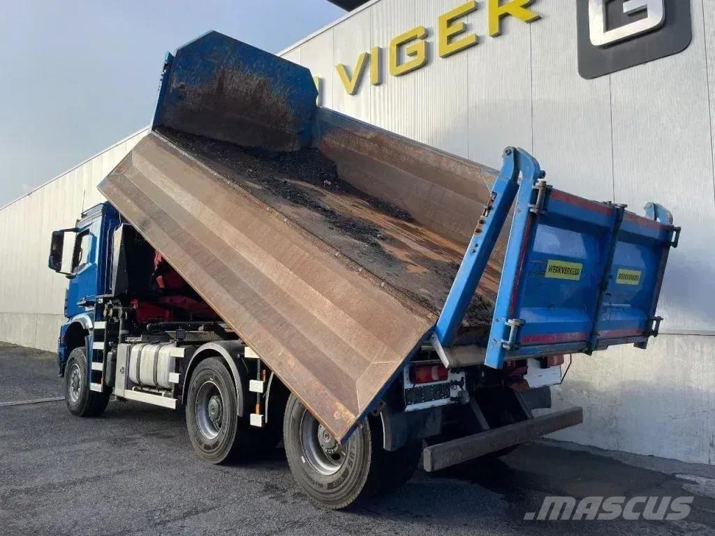 Mercedes-Benz Arocs 3342 *6x6*meegestuurd as*2zijdige kipper*Air Savivarčių priekabų vilkikai