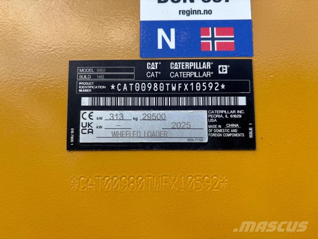 CAT 980 Hjullastere