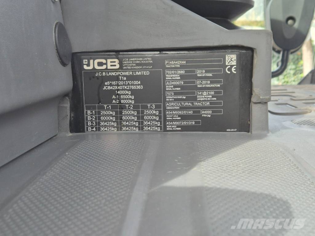 JCB Fastrac 4190 Tractoren