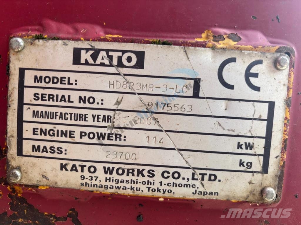 Kato HD 823 MR 3 LC Εκσκαφείς με ερπύστριες