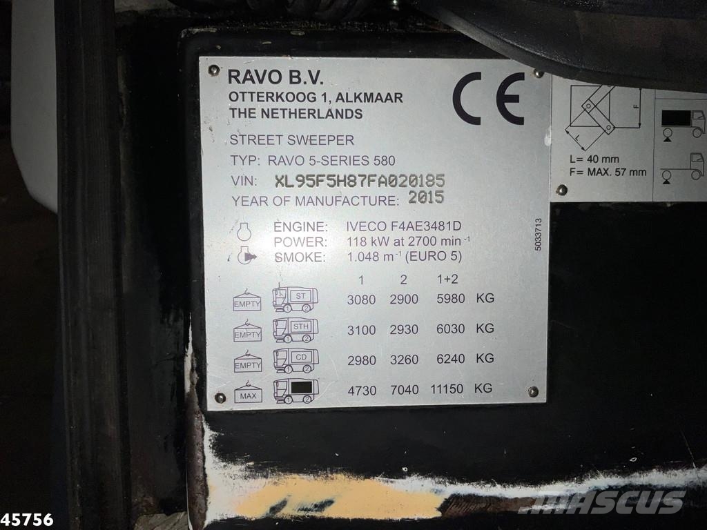 Ravo 580 with 3-rd brush Kehrmaschine