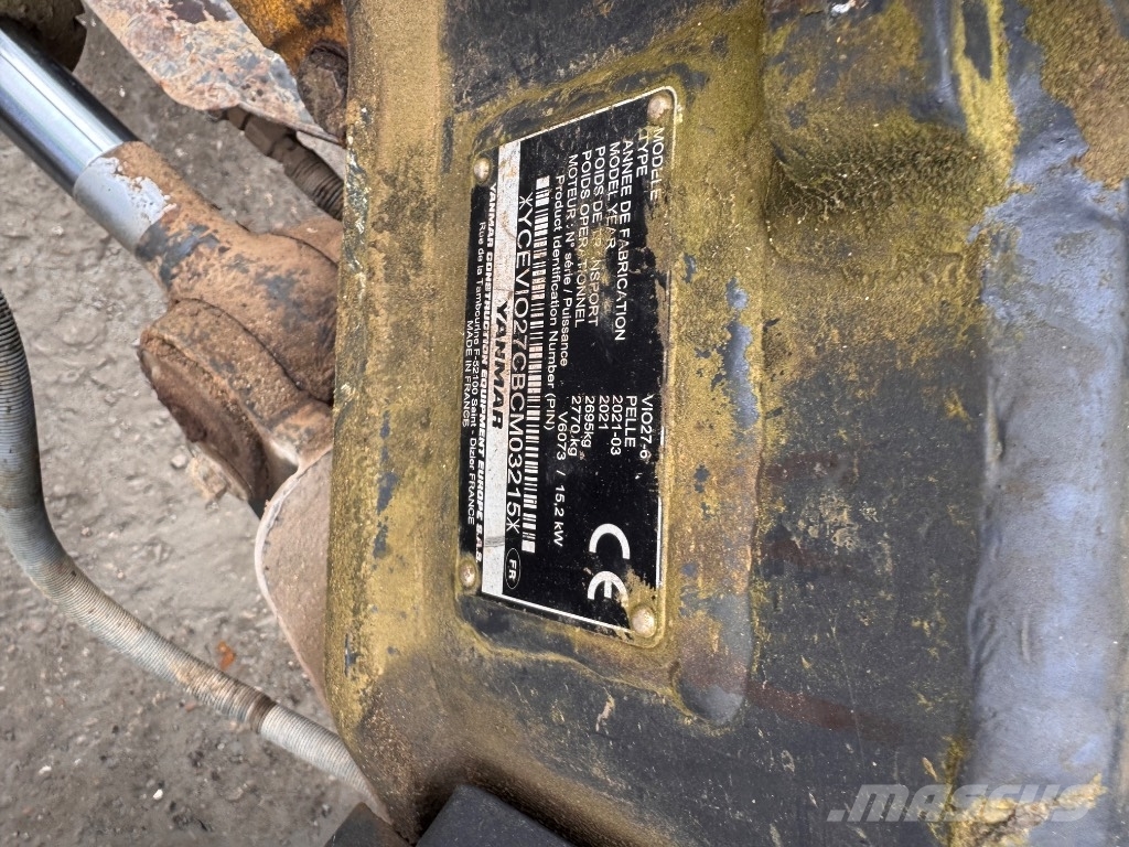 Yanmar VIO27 (03215) *SOLD/VENDUE Mini ekskavatoriai < 7 t