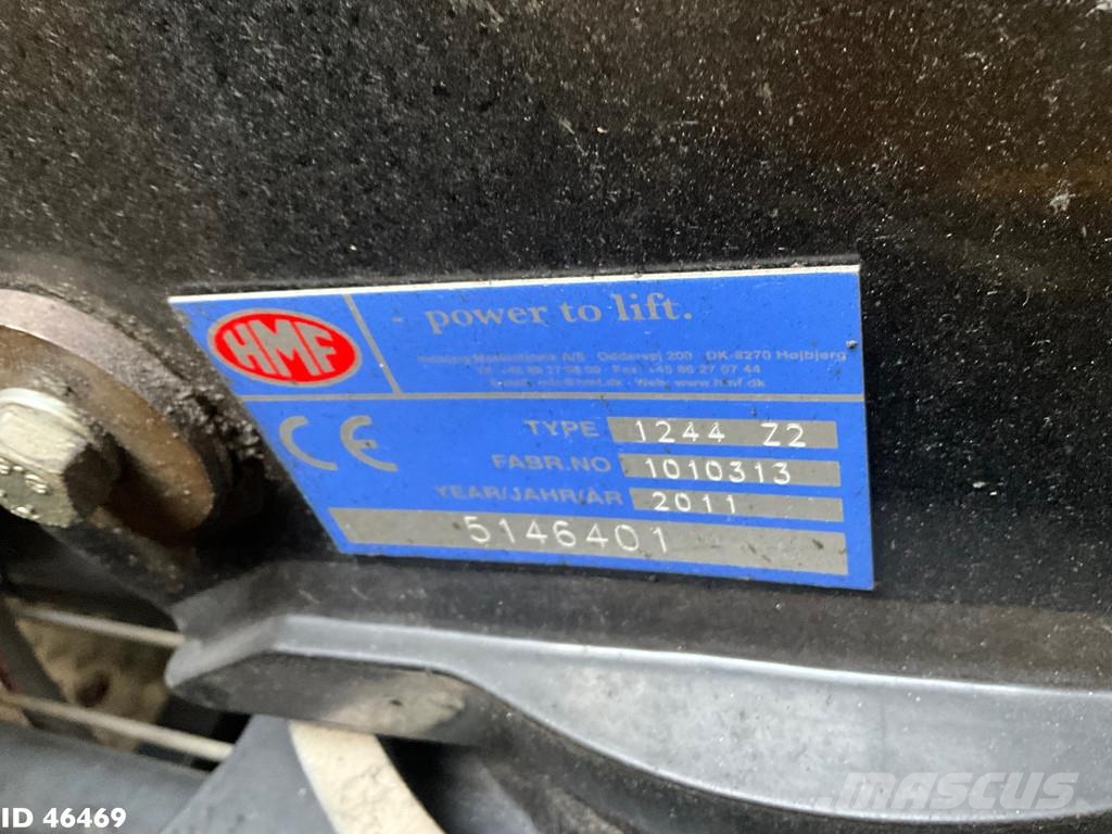 Scania P 280 HMF 12 Tonmeter Z-kraan Kiperi kamioni