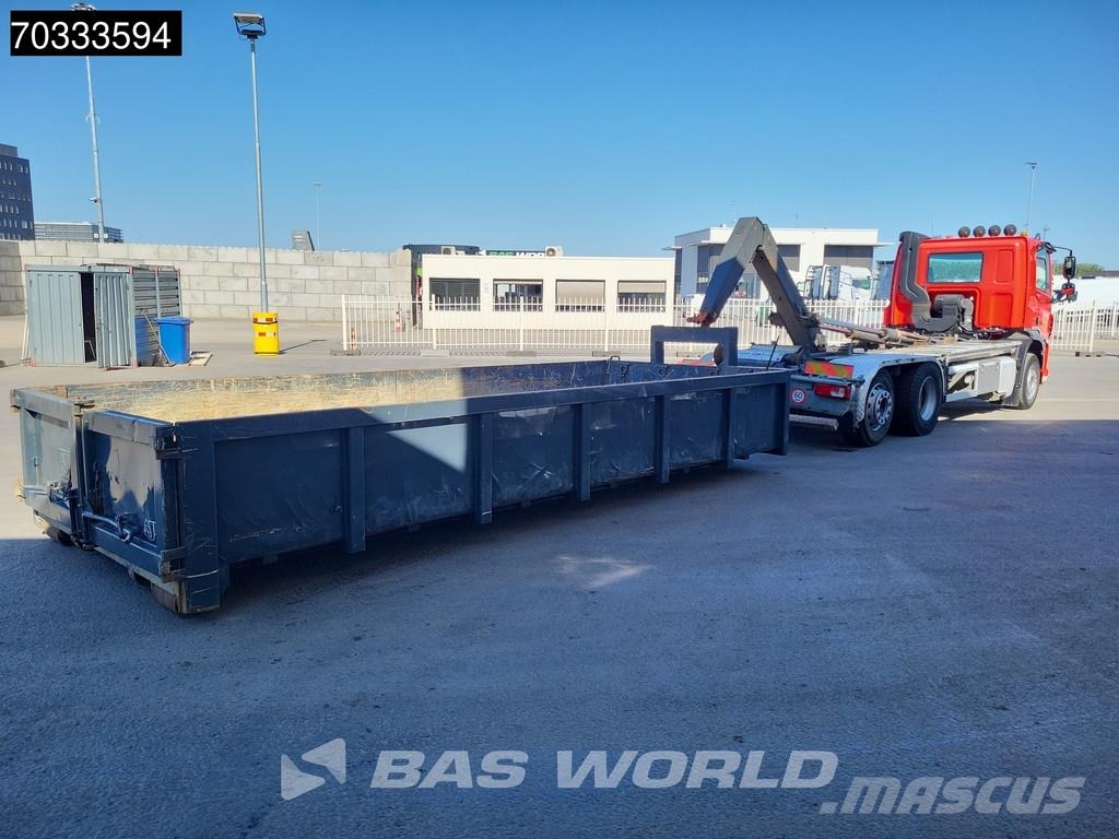 DAF CF 410 CF 6X2 AJK HL20-6180 containersystem Day ca شاحنات الرافعات الخطافية