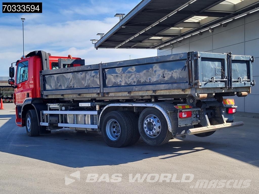 DAF CF 410 CF 6X2 AJK HL20-6180 containersystem Day ca شاحنات الرافعات الخطافية