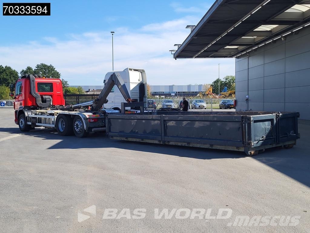 DAF CF 410 CF 6X2 AJK HL20-6180 containersystem Day ca شاحنات الرافعات الخطافية