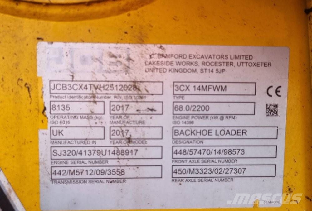 JCB 3 CX ECO Ekskavatori-iekrāvēji