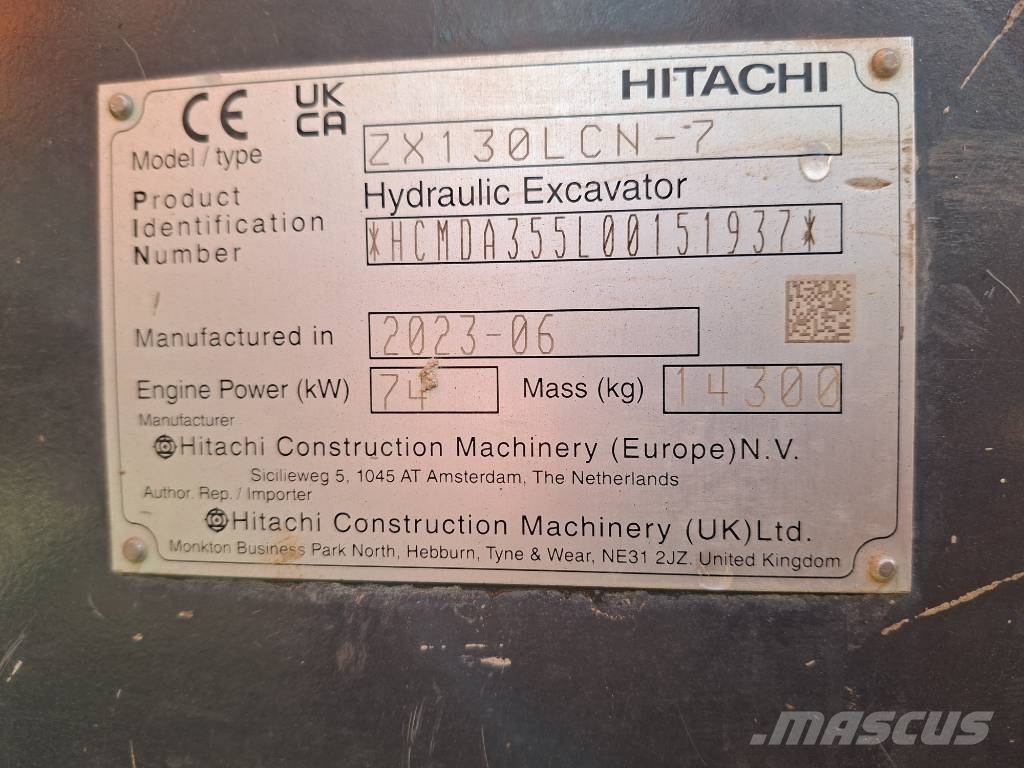 Hitachi ZX130LCN Crawler excavators