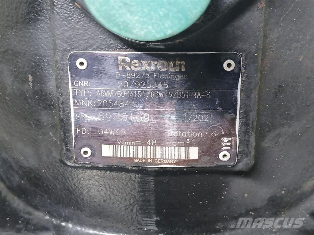 JCB 411-20/925346-Rexroth A6VM160-Drive motor/Rijmotor Hydraulics