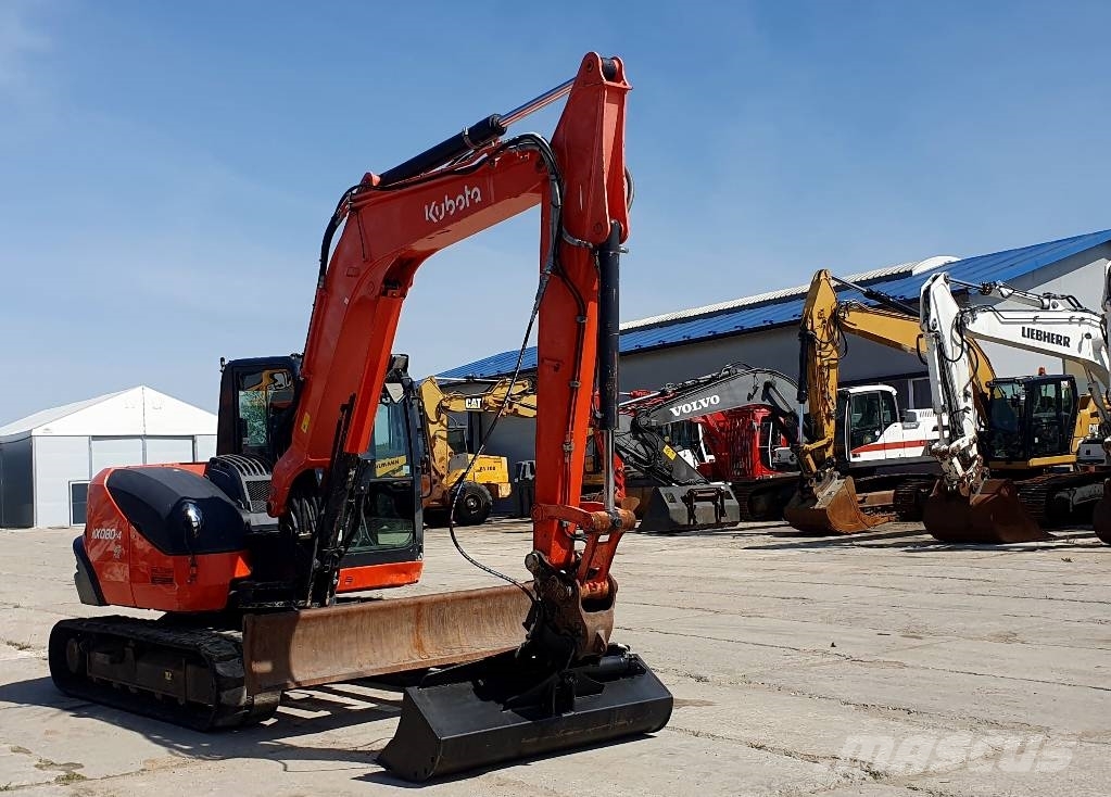Kubota KX 080-4 中型挖掘机