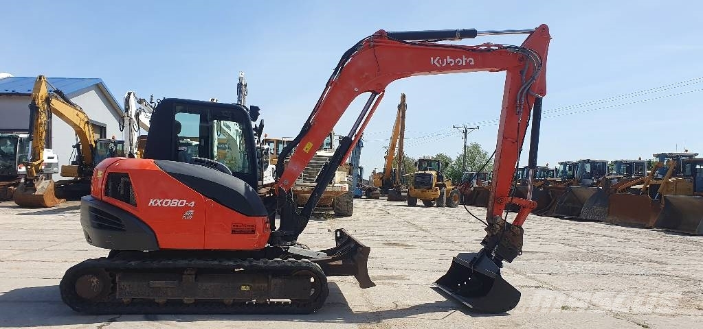 Kubota KX 080-4 中型挖掘机