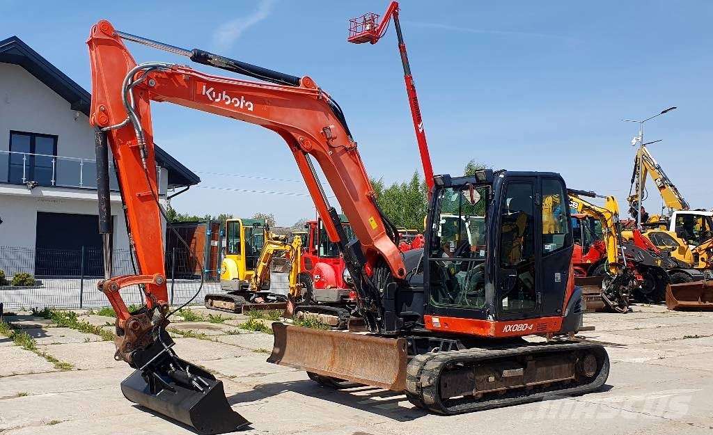 Kubota KX 080-4 中型挖掘机