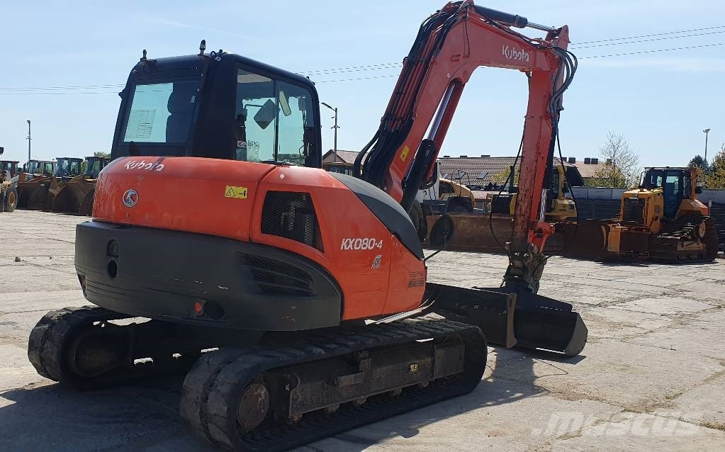 Kubota KX 080-4 中型挖掘机