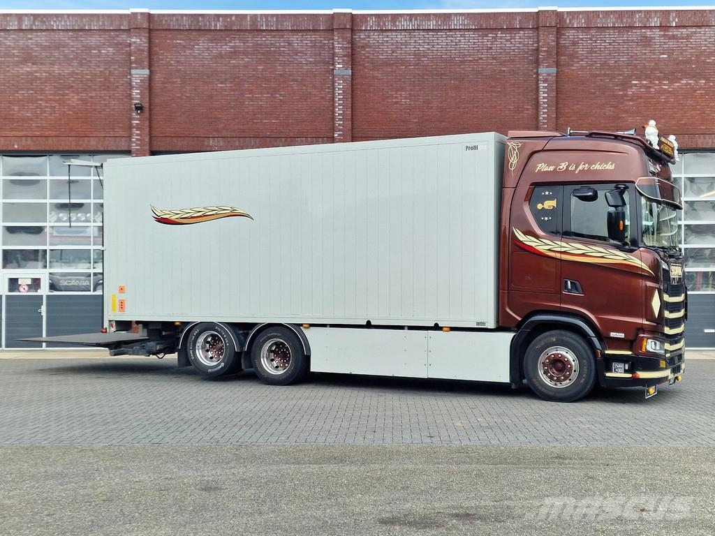 Scania S520 V8 NGS - full air - retarder- opticruise - al Camiones caja cerrada