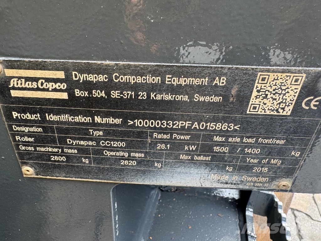 Atlas Copco CC 1200 Duowalsen