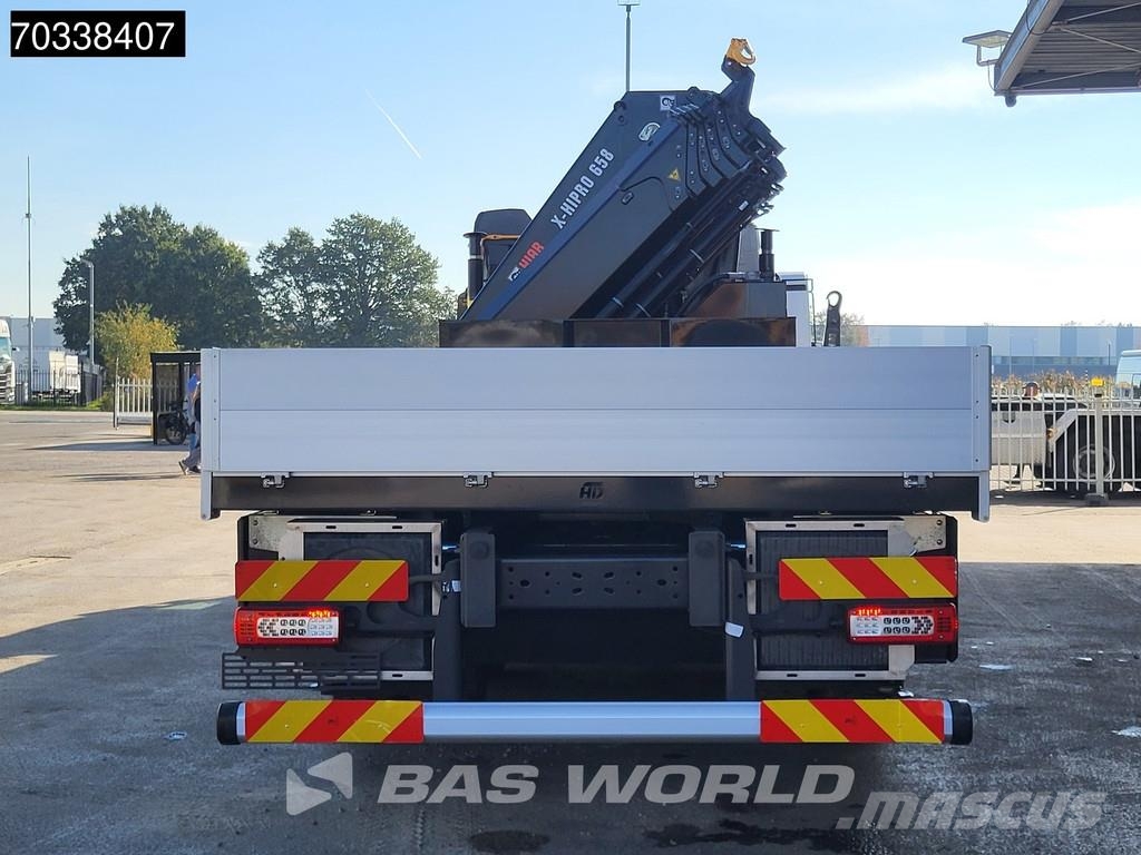 Volvo FMX 500 8X4 NEW! HIAB X-HIPRO 658 E-6 Crane Kran B Flakbilar