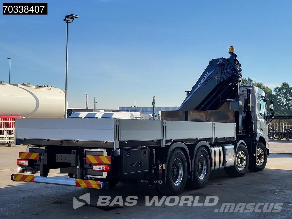 Volvo FMX 500 8X4 NEW! HIAB X-HIPRO 658 E-6 Crane Kran B Camion con sponde ribaltabili