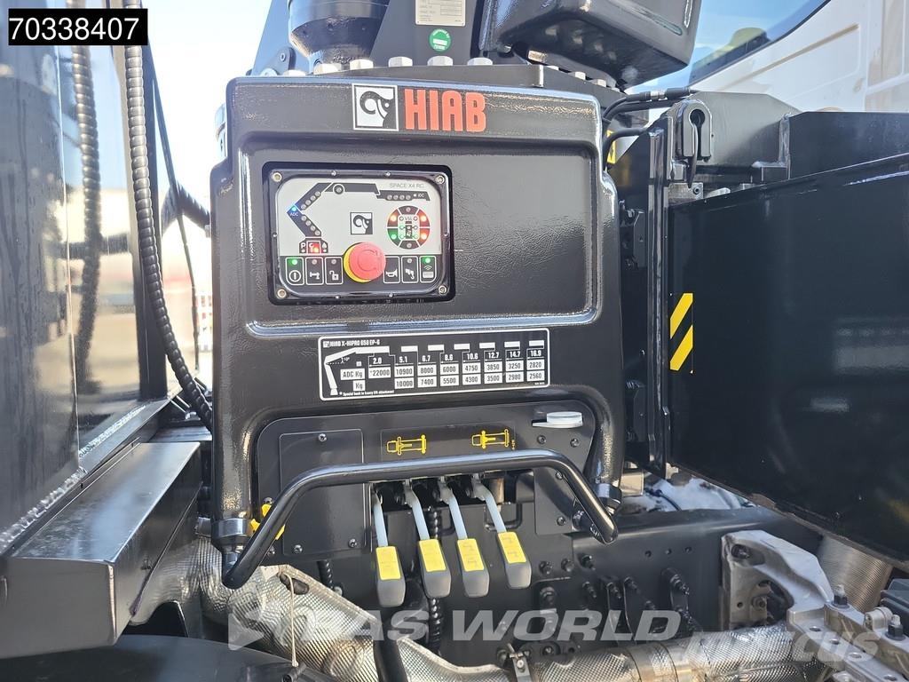Volvo FMX 500 8X4 NEW! HIAB X-HIPRO 658 E-6 Crane Kran B Camion con sponde ribaltabili