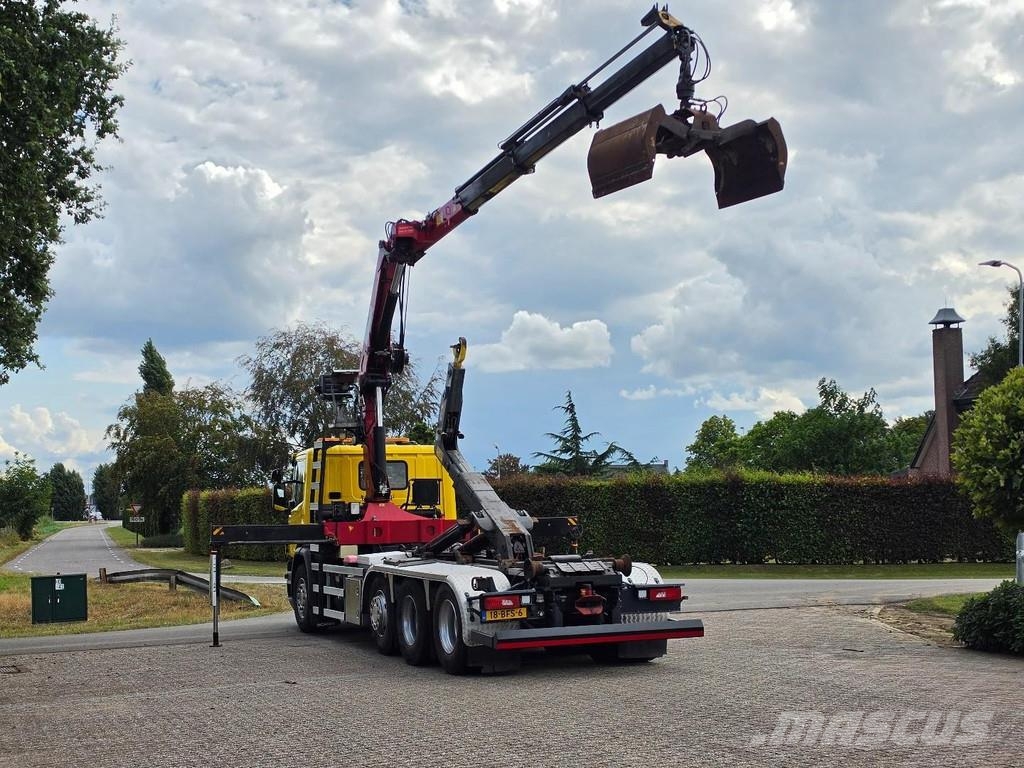 Scania P450 8x2!! CRANE/HOOK!! EX-MUNICIPALITY!! EURO6!! Camiones elevadores de gancho