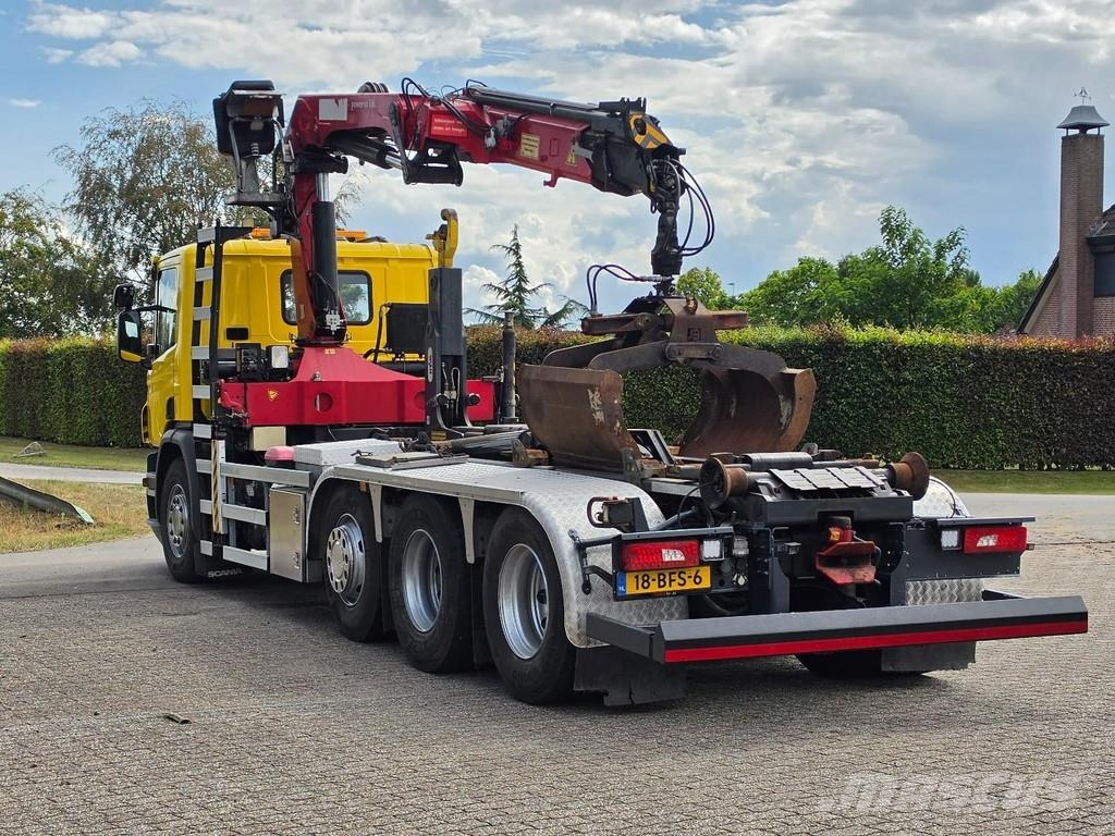 Scania P450 8x2!! CRANE/HOOK!! EX-MUNICIPALITY!! EURO6!! Camiones elevadores de gancho