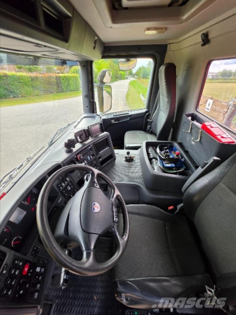 Scania P450 8x2!! CRANE/HOOK!! EX-MUNICIPALITY!! EURO6!! Camiones elevadores de gancho