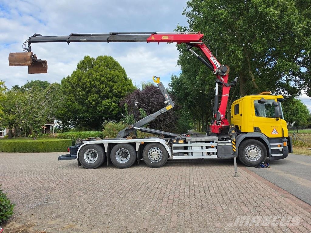 Scania P450 8x2!! CRANE/HOOK!! EX-MUNICIPALITY!! EURO6!! Camiones elevadores de gancho