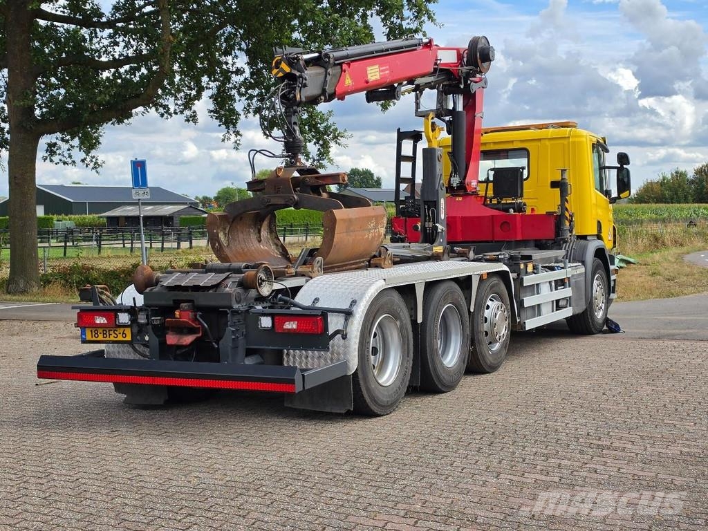 Scania P450 8x2!! CRANE/HOOK!! EX-MUNICIPALITY!! EURO6!! Camiones elevadores de gancho