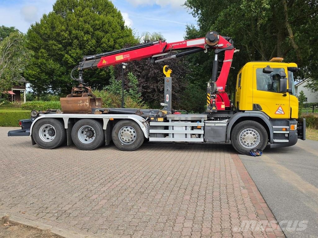 Scania P450 8x2!! CRANE/HOOK!! EX-MUNICIPALITY!! EURO6!! Camiones elevadores de gancho