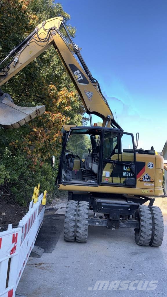 CAT M317F / Lehnhoff HS10 Powertilt Bagri na kolesih
