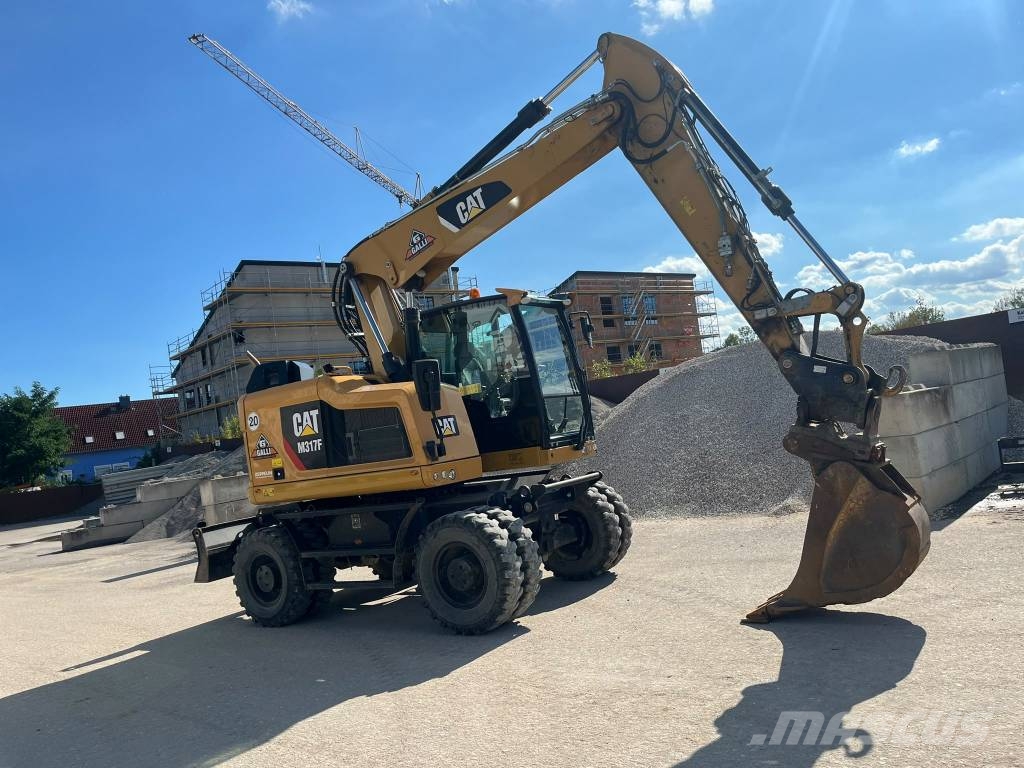 CAT M317F / Lehnhoff HS10 Powertilt Bagri na kolesih
