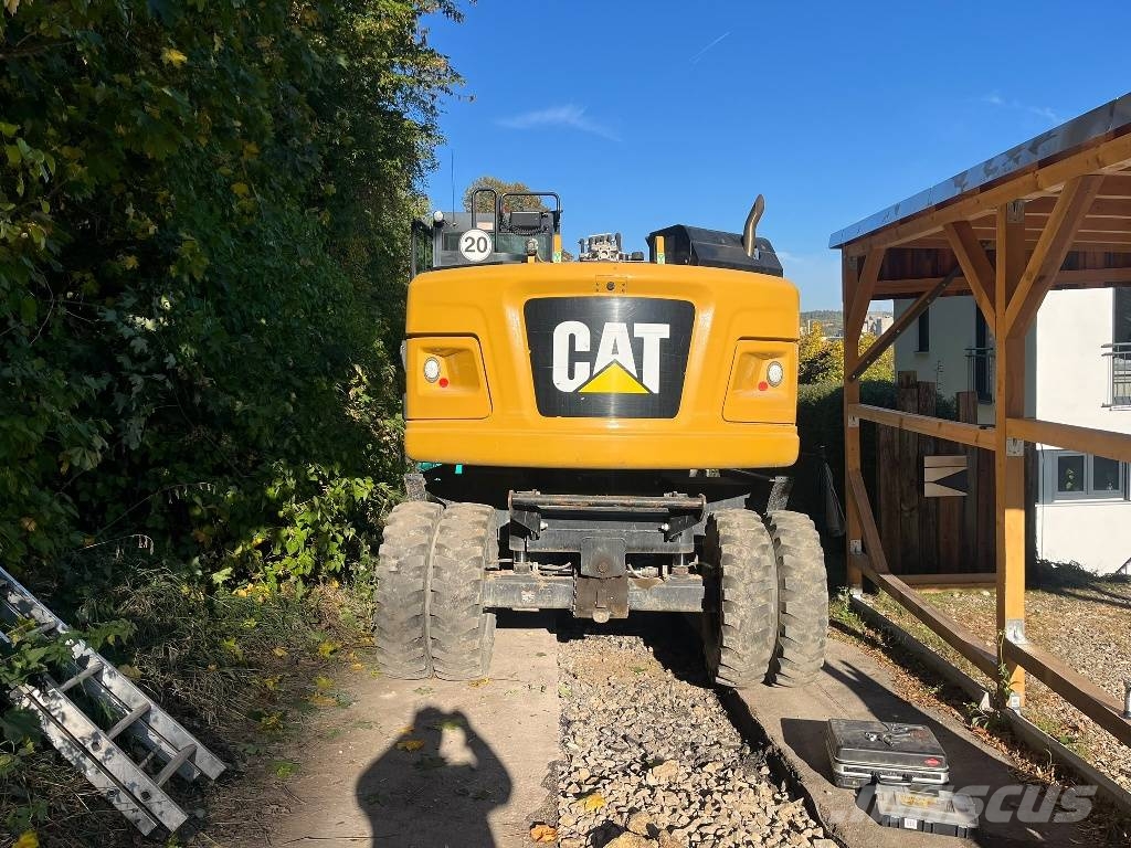 CAT M317F / Lehnhoff HS10 Powertilt Bagri na kolesih