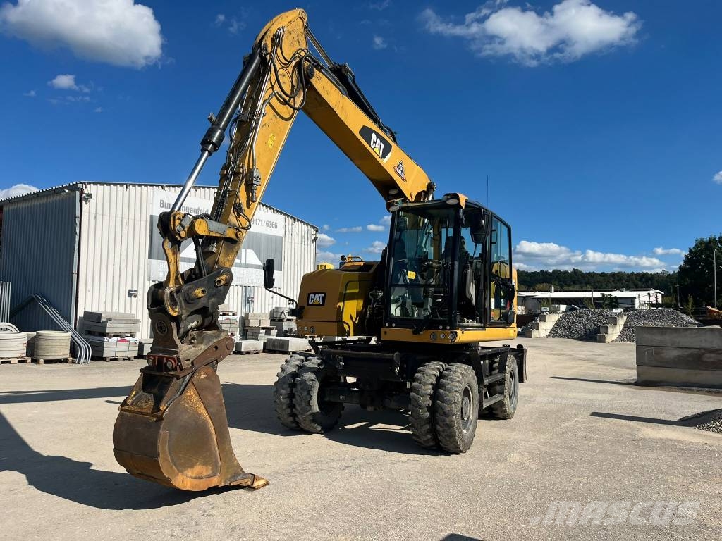 CAT M317F / Lehnhoff HS10 Powertilt Bagri na kolesih