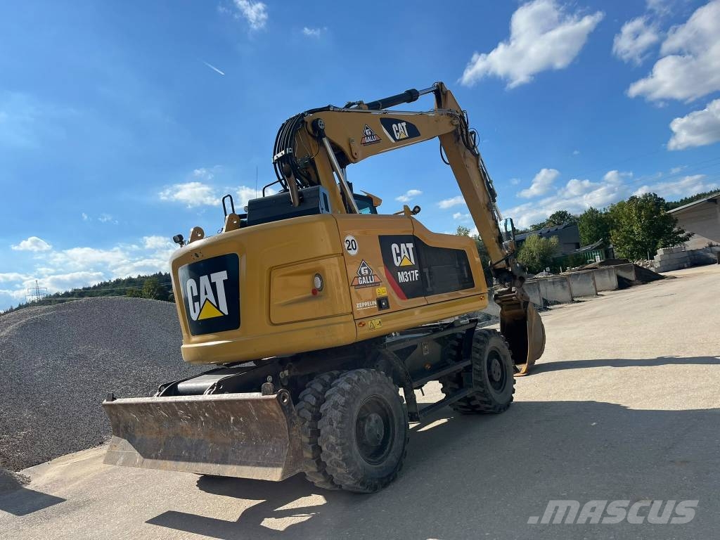 CAT M317F / Lehnhoff HS10 Powertilt Bagri na kolesih