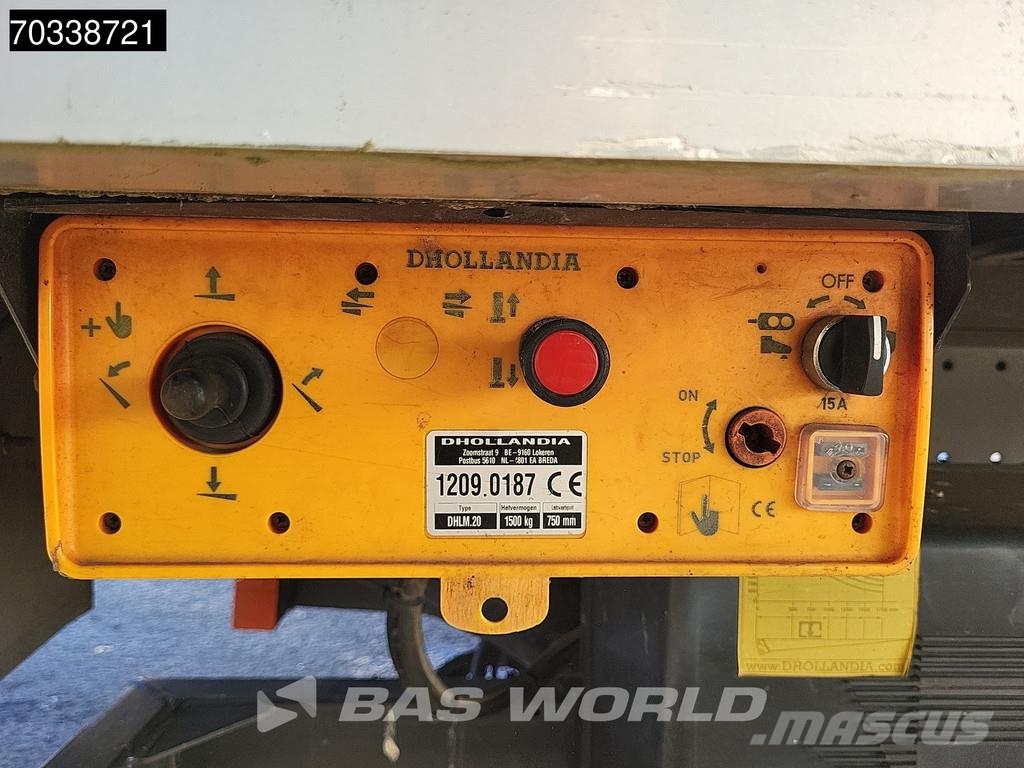 Renault Midlum 180 4X2 NL-truck 12tonner 1500kg Tailgate A Bakwagens met gesloten opbouw