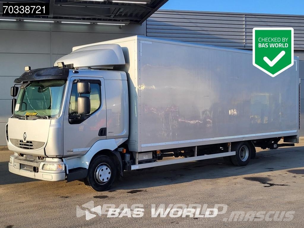 Renault Midlum 180 4X2 NL-truck 12tonner 1500kg Tailgate A Bakwagens met gesloten opbouw