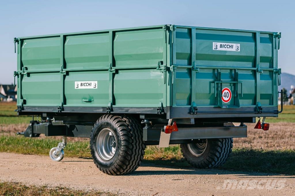 Bicchi PKE 5/7T – MULTI Kmetijska prikolica enoosna Savivartės priekabos