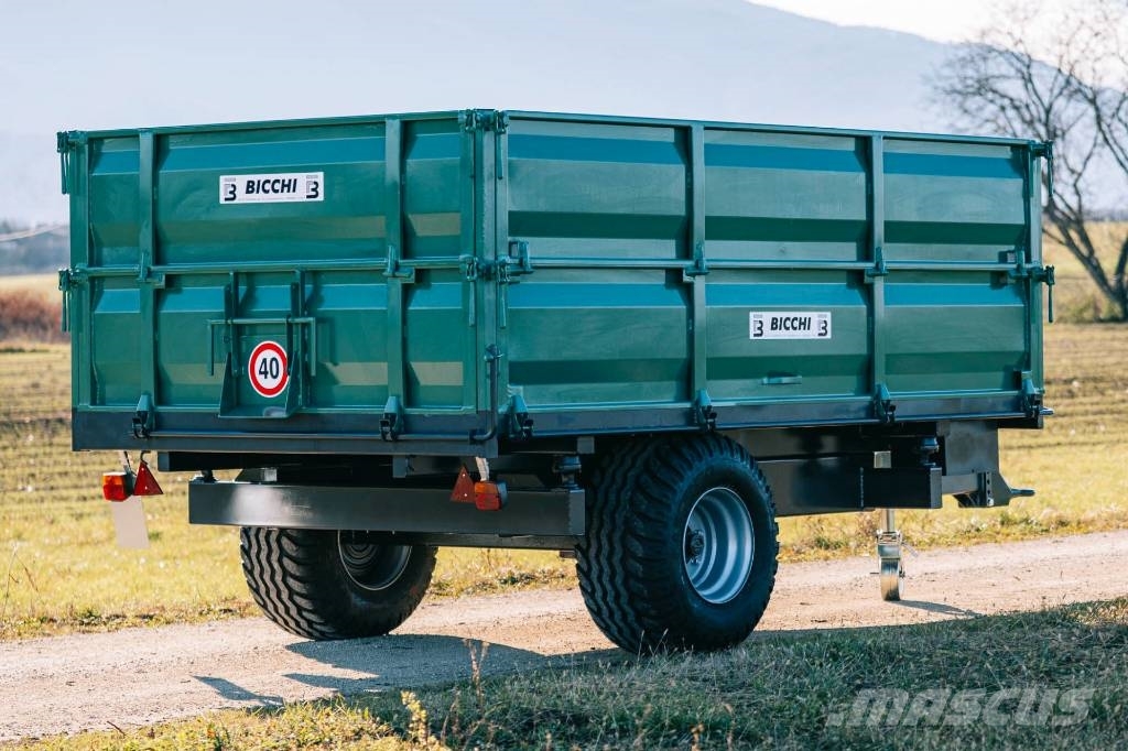 Bicchi PKE 5/7T – MULTI Kmetijska prikolica enoosna Savivartės priekabos