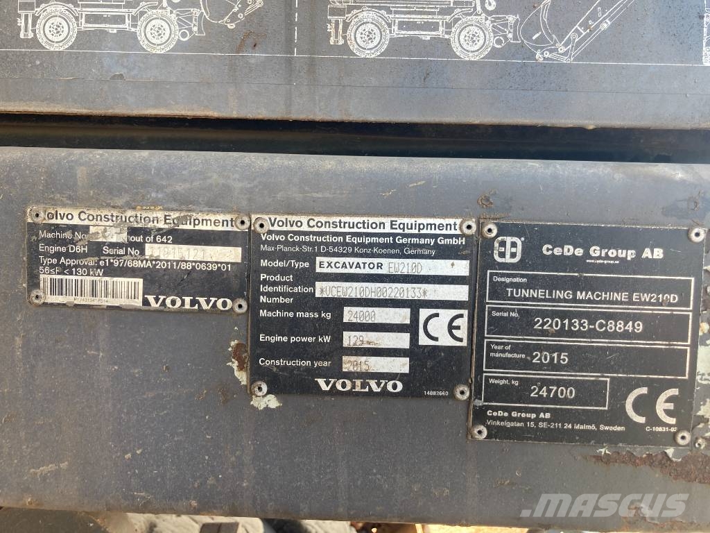 Volvo EW 210 D Escavadeiras de rodas