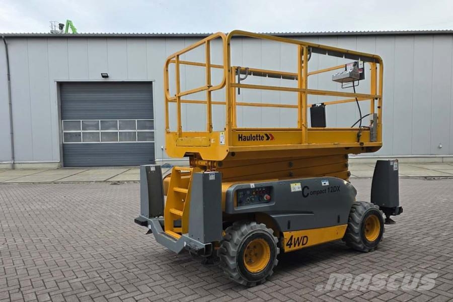 Haulotte Compact 12DX Diesel, 4x4 Drive, 12m Working Height Škarjaste dvižne ploščadi