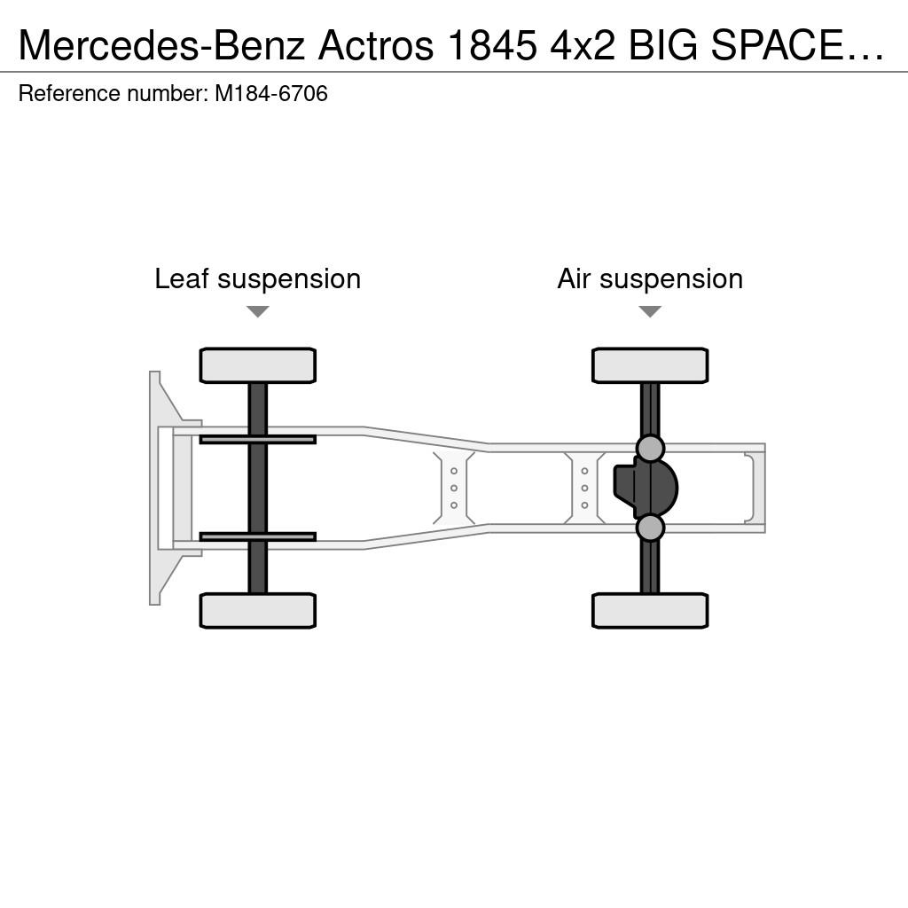 Mercedes-Benz Actros 1845 4x2 BIG SPACE / ADR Sadulveokid