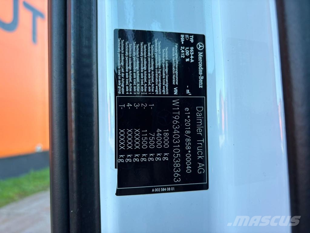 Mercedes-Benz Actros 1845 4x2 BIG SPACE / ADR Sadulveokid