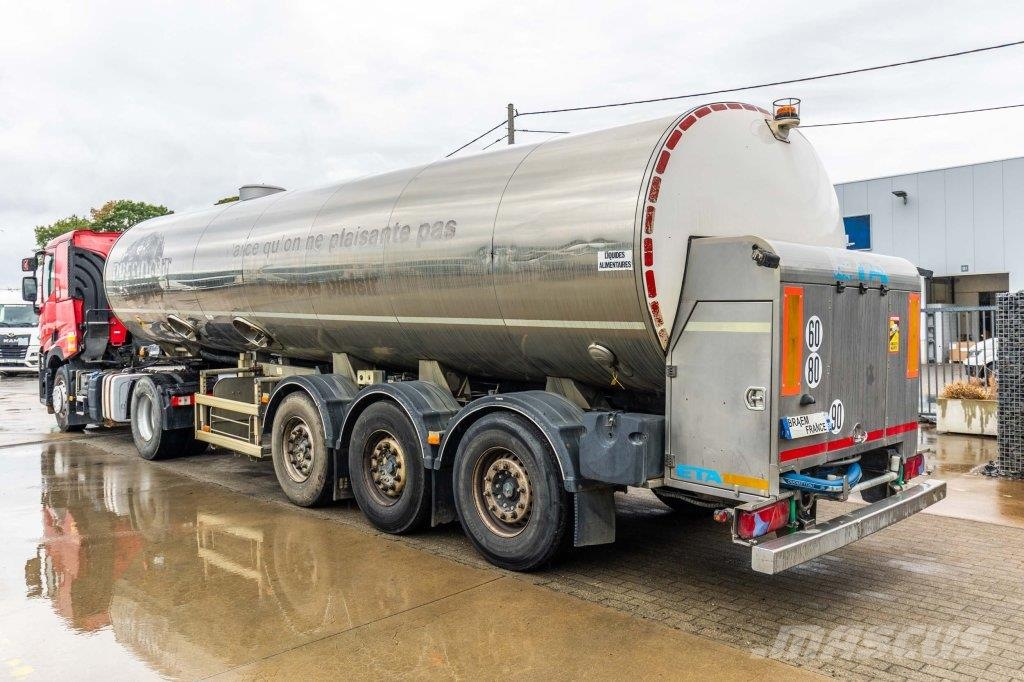 ETA SR COLLECTE 29000L+MONO COMP Semi remorque citerne