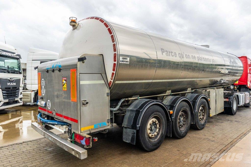 ETA SR COLLECTE 29000L+MONO COMP Semi remorque citerne