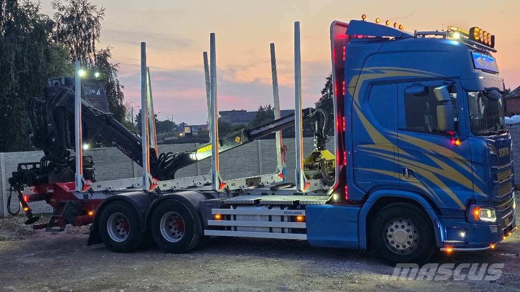 Scania R 650 شاحنات أشجار