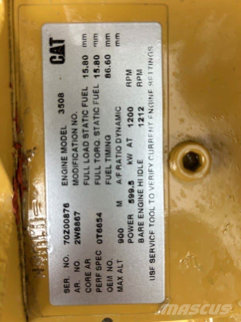 CAT 3508 - Rebuild - 599 kW - 70Z Motori marini ausiliari